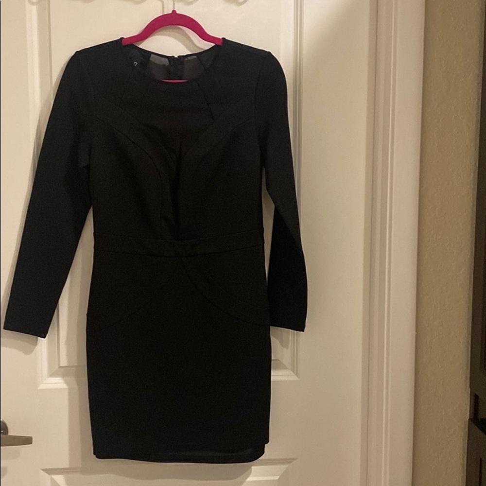 Sexy black bebe cocktail dress